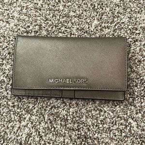 Michael Kors silver wallet
